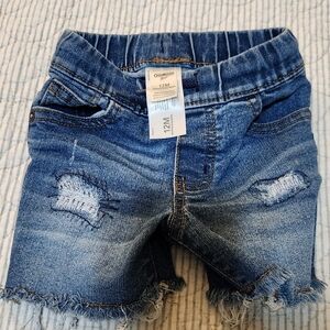 Distressed Jeans Shorts